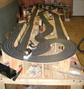 Routed Wooden Track - HO Slot Car Racing